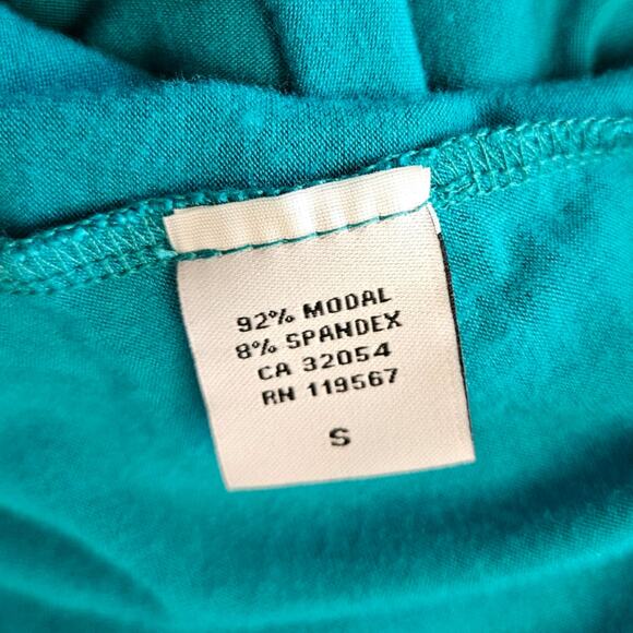 Rachel Pally Teal Halter Maxi Jersey Dress sz Small - Picture 6 of 6